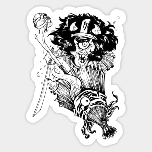 Kasa-obake and friends Sticker